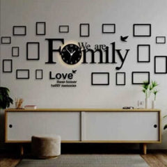 FAMILY CLOCK WITH FRAMES
