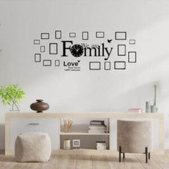 FAMILY CLOCK WITH FRAMES