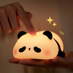 Lying Panda Silicon Lamp